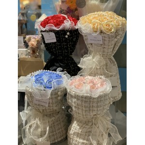 [全新漸變玫瑰 現貨發售] Eternal Florist - 漸變石鹼香皂永生花束11朵/21朵 (4選擇)